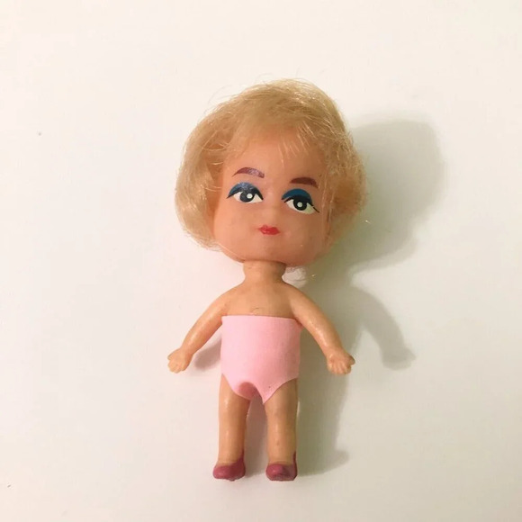 Vintage Liddle Kiddle Clone Doll 2.5 Inch Tall Hong Kong - Picture 9 of 12
